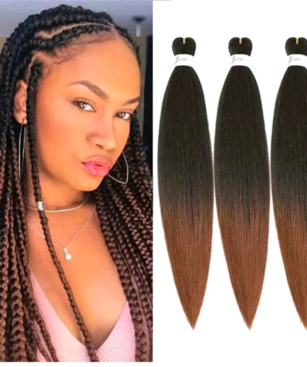 Synthetic Pre stretched Braiding Hair