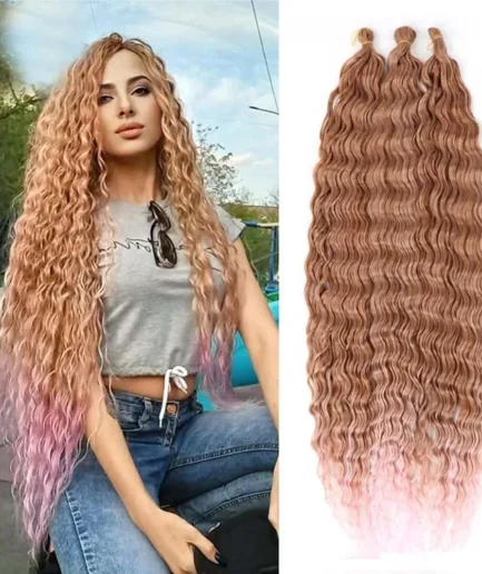Deep Wave Crochet Hair Braid